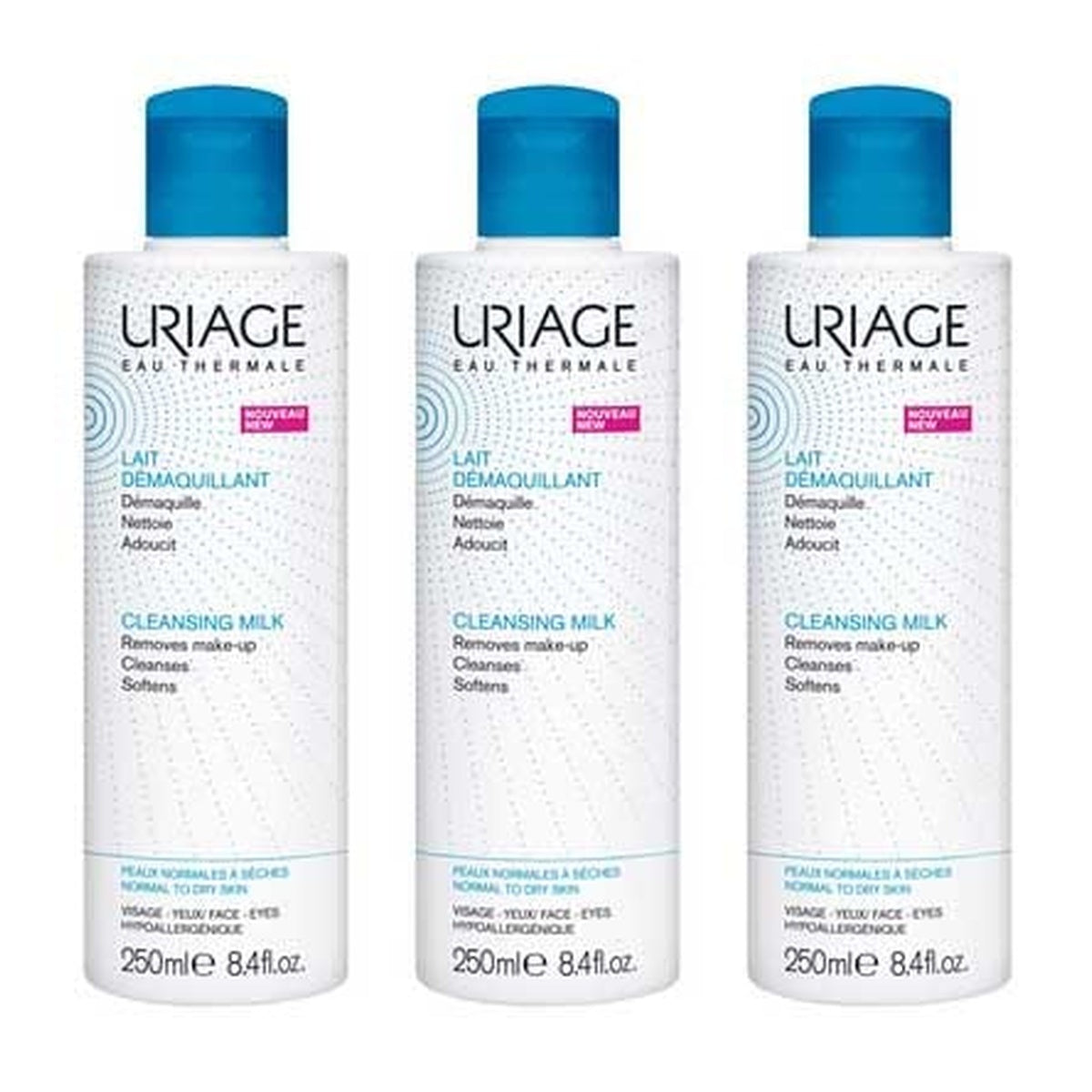 [URIAGE] Cleansing Milk (3 x 250ml)