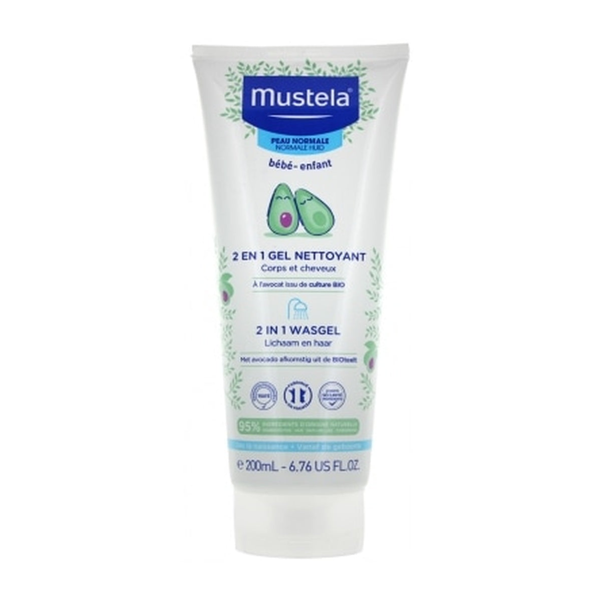 [Mustela] 2-in-1 Cleansing Gel 200ml (Normal Skin)