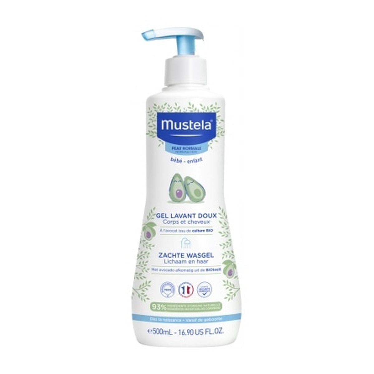 [Mustela] Baby Soft Cleansing Gel 500ml (Normal Skin)