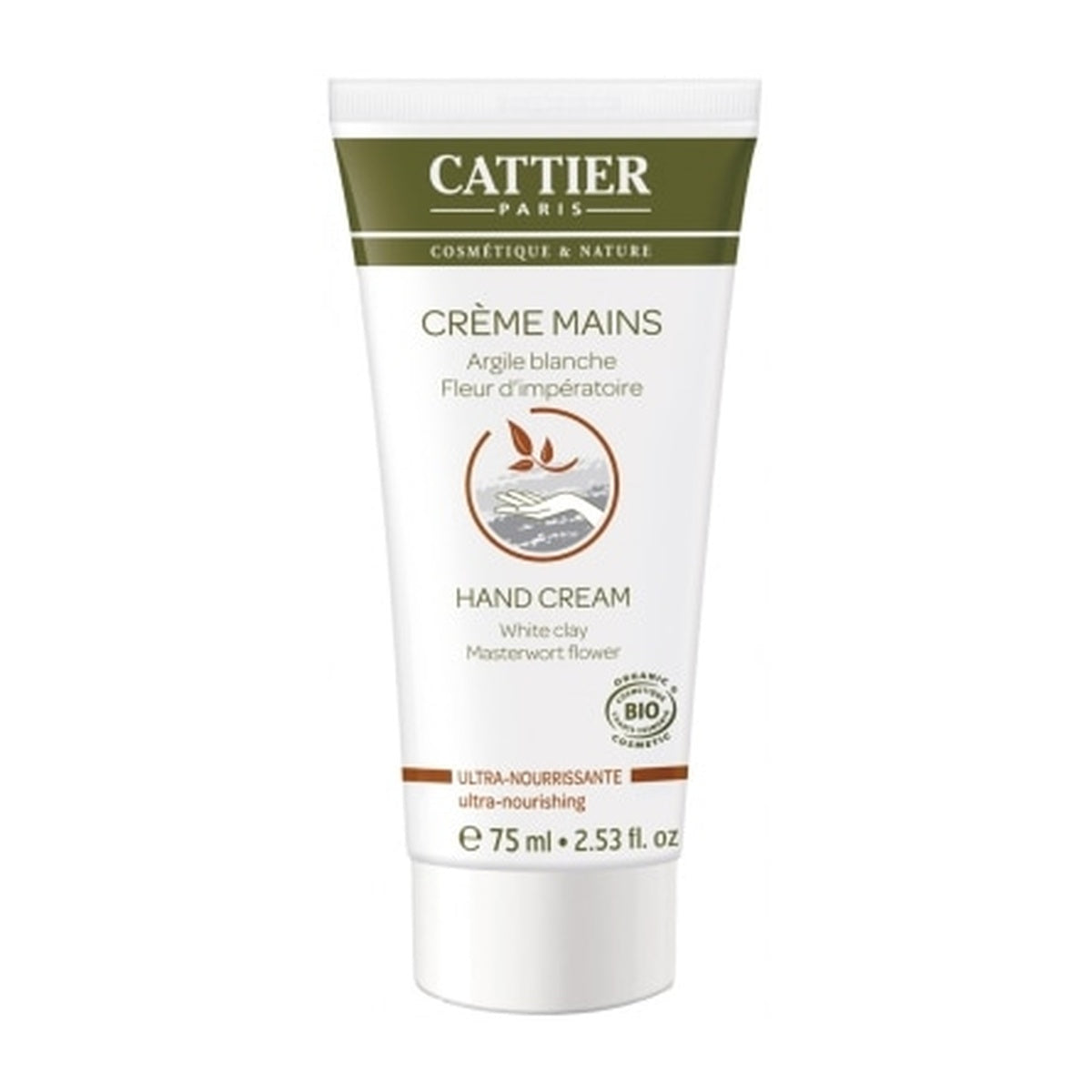 [CATTIER] White Clay Ultra Nourishing Hand Cream 75ml