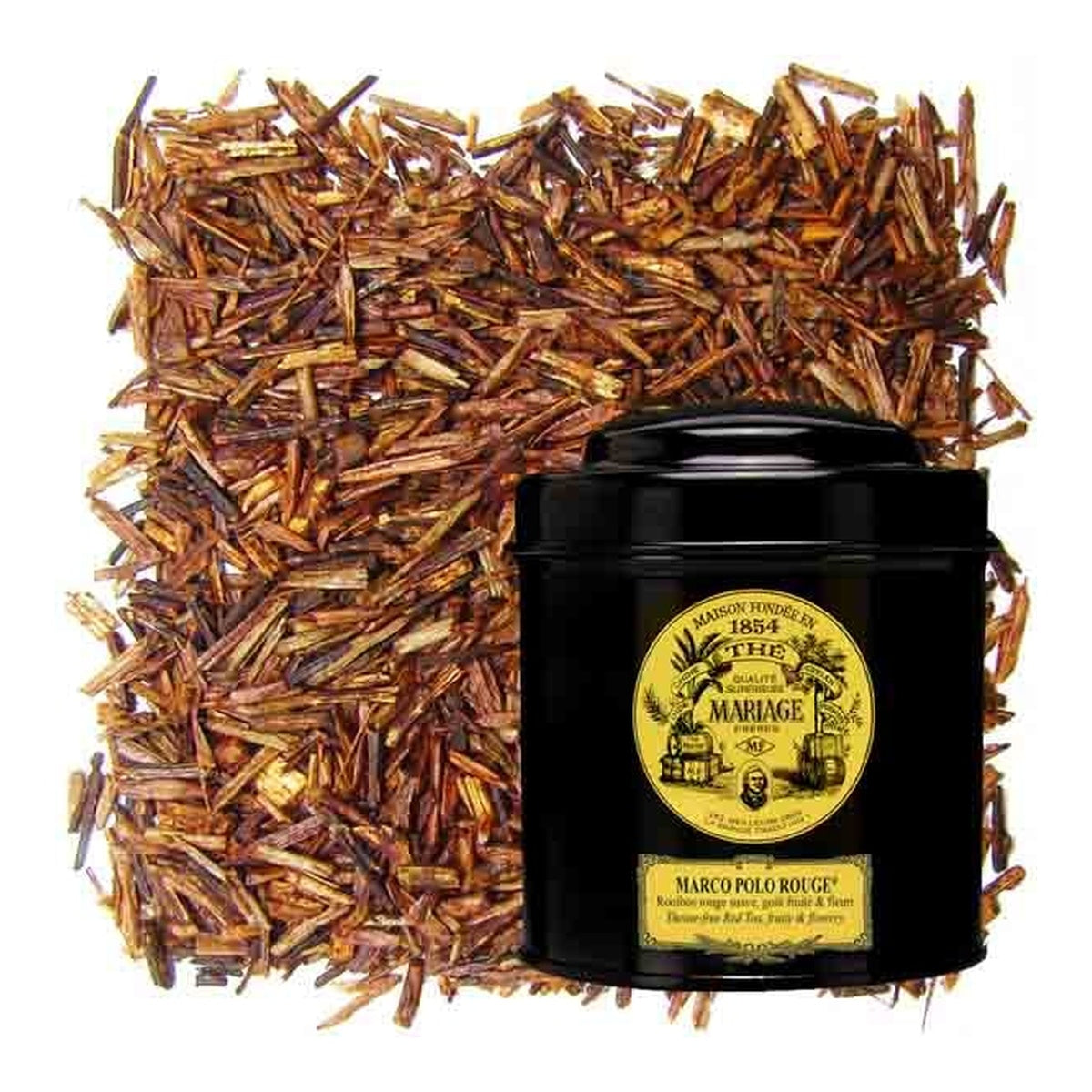 [Mariage Fréres] Marco Polo Rouge Rooibos Tea 100g (Caffeine-Free)
