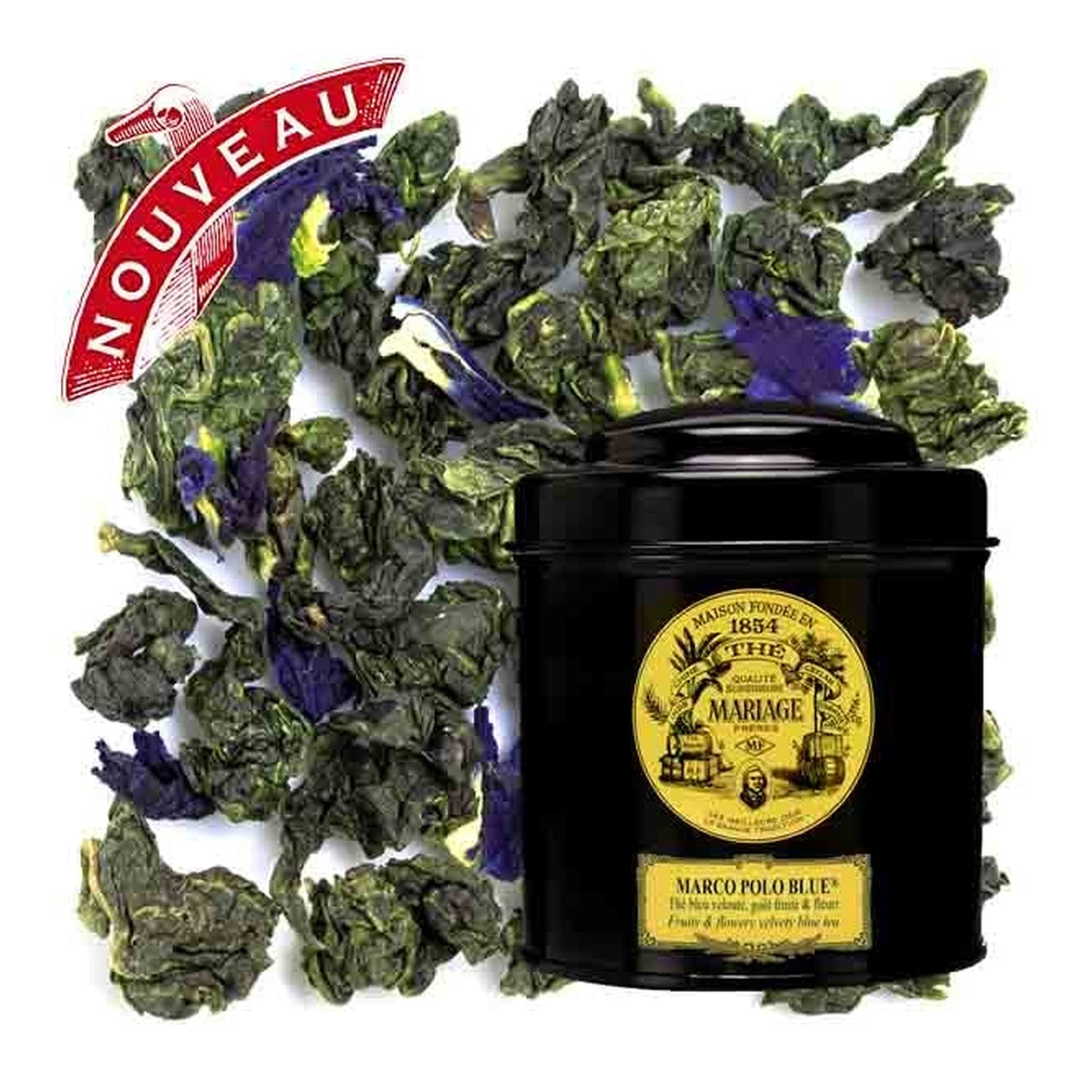 [Mariage Fréres] Marco Polo Blue Tea 100g (Not Released in Japan)