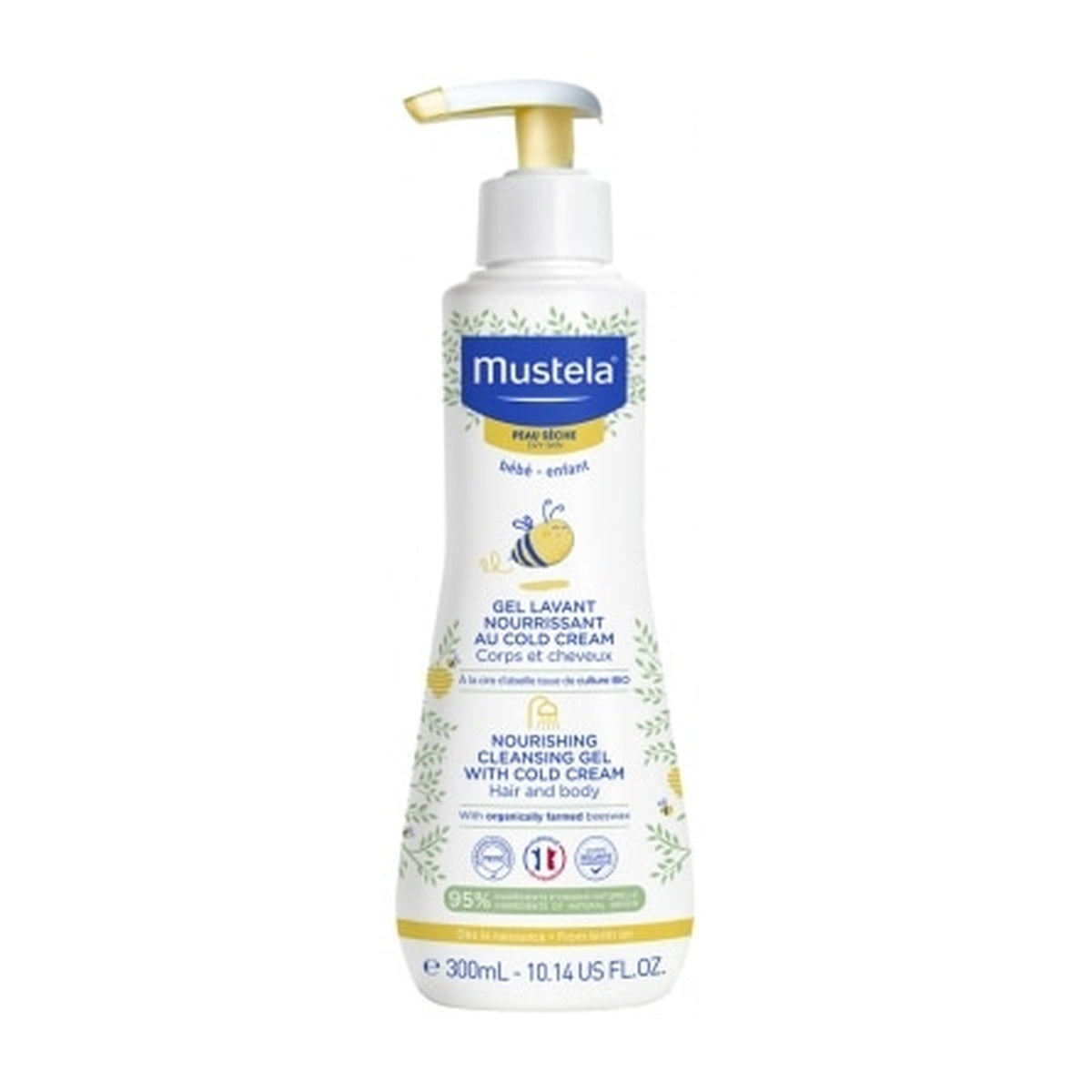 [Mustela] Nourishing Cleansing Gel with Cold Cream (Dry Skin) 300ml