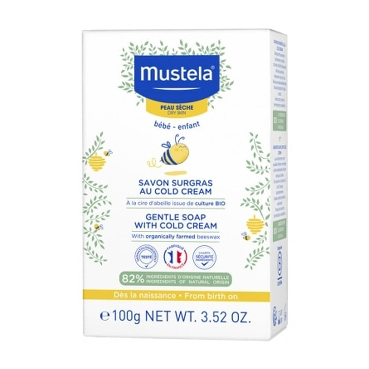 [Mustela] Gentle Soap with Cold Cream 150g (Dry Skin, Baby)