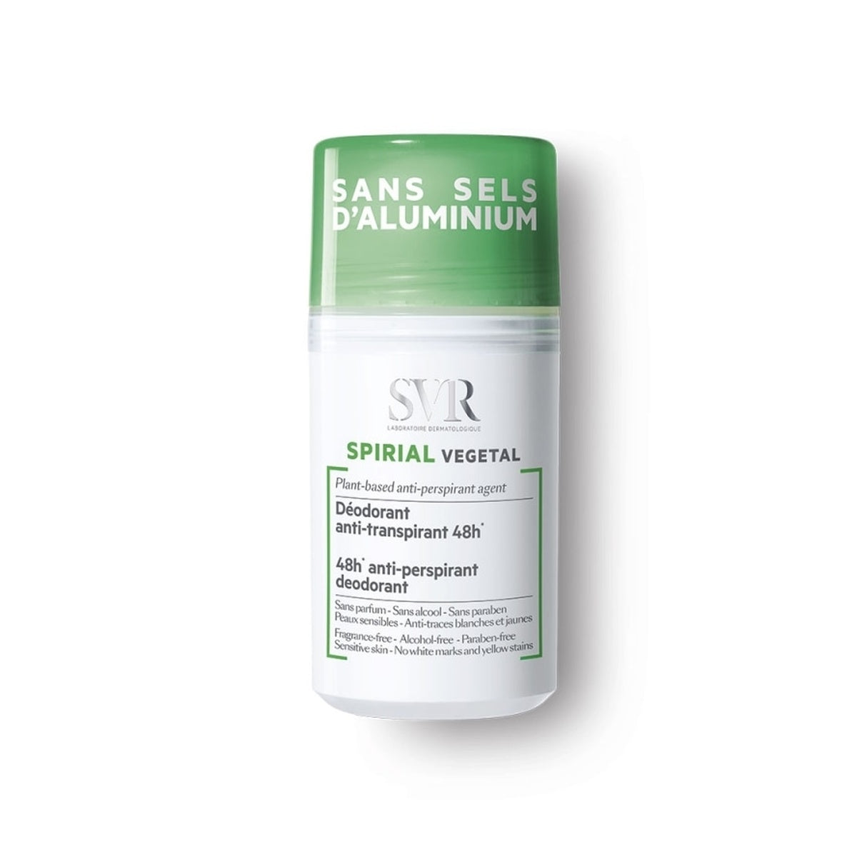 [SVR] Spirial Vegetal 48H Antiperspirant Deodorant Roll-On 50ml
