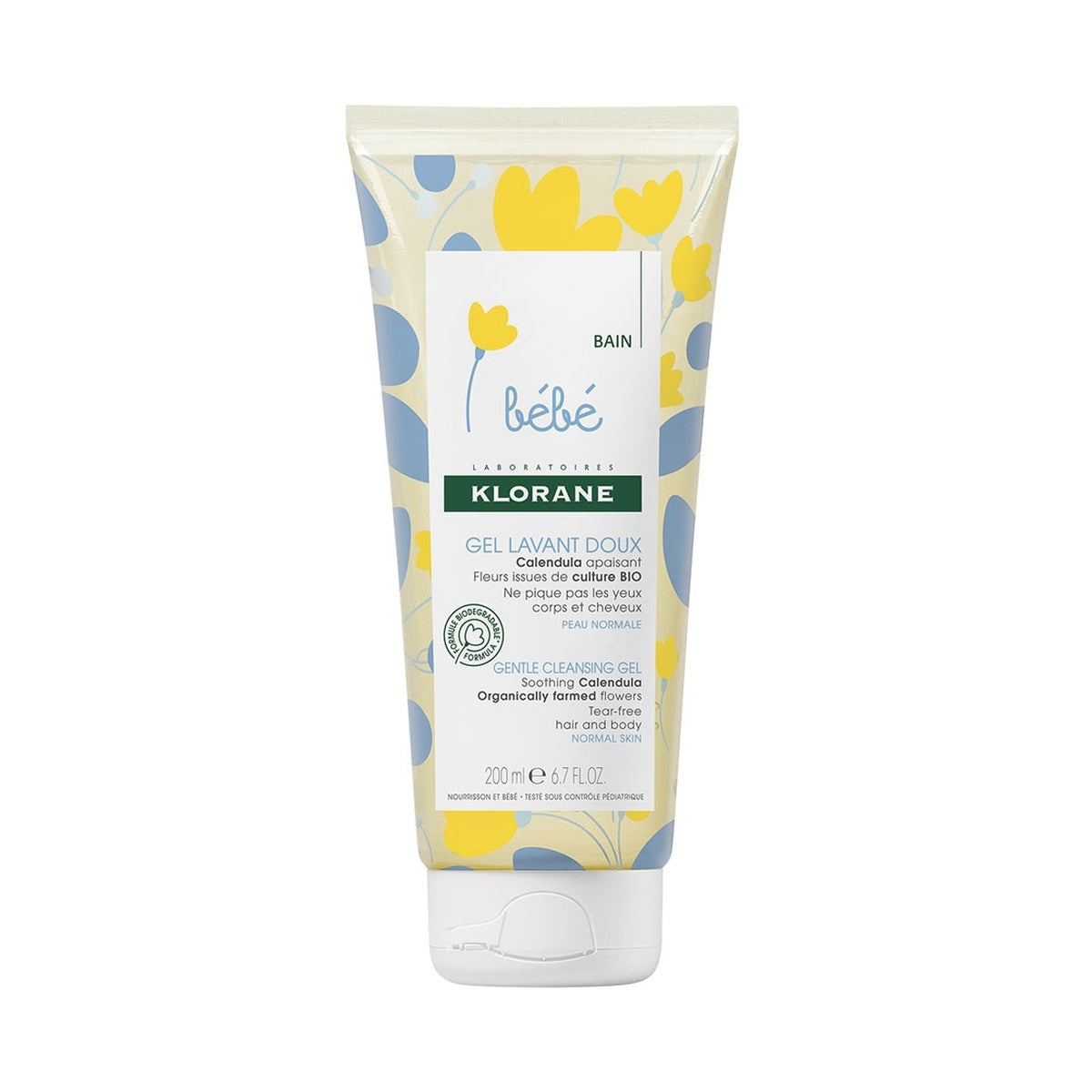 [KLORANE] Baby Gentle Cleansing Bath Gel with Calendula 200ml