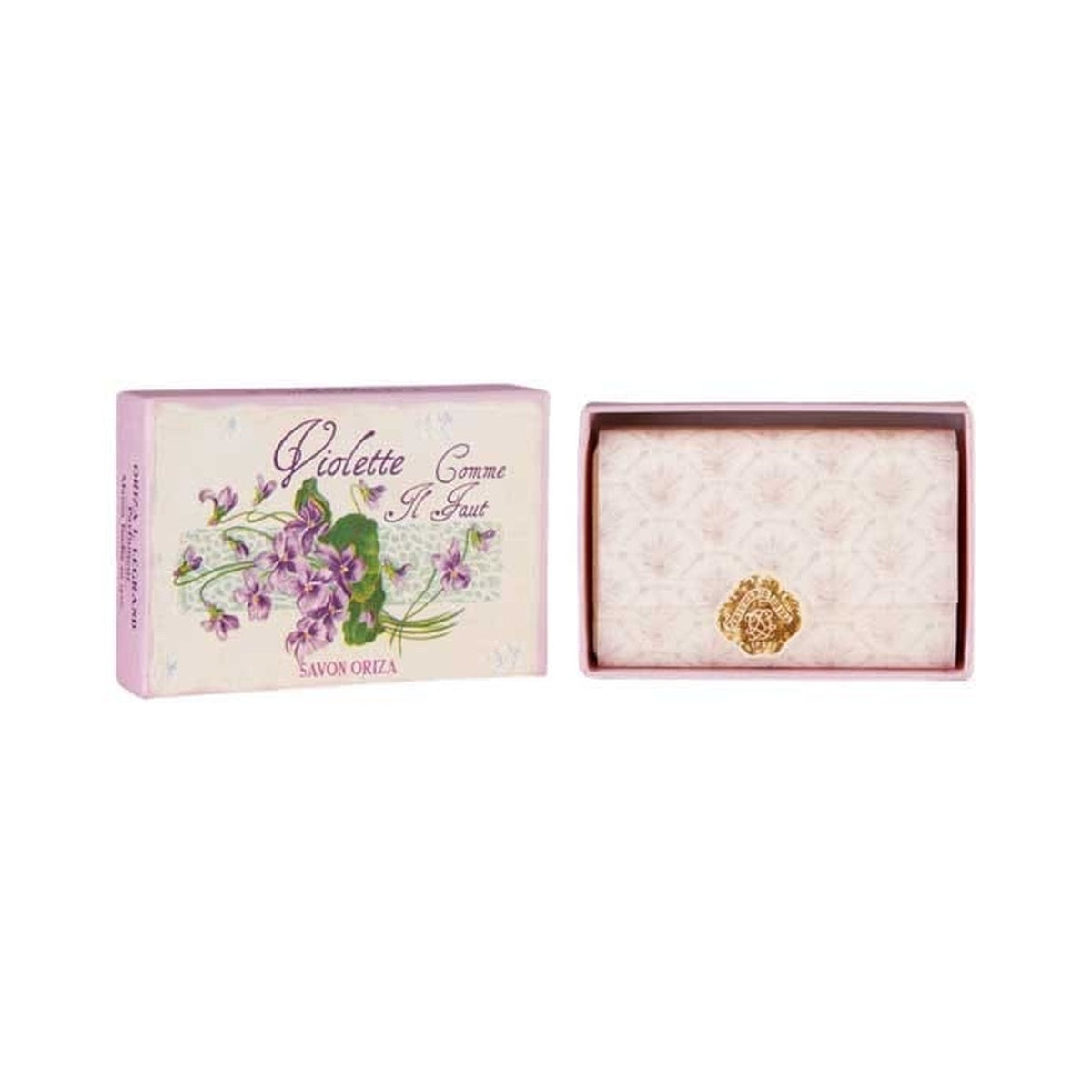 [ORIZA L. LEGRAND] SAVON VIOLETTE COMME IL FAUT 125g (Violet Soap Bar)