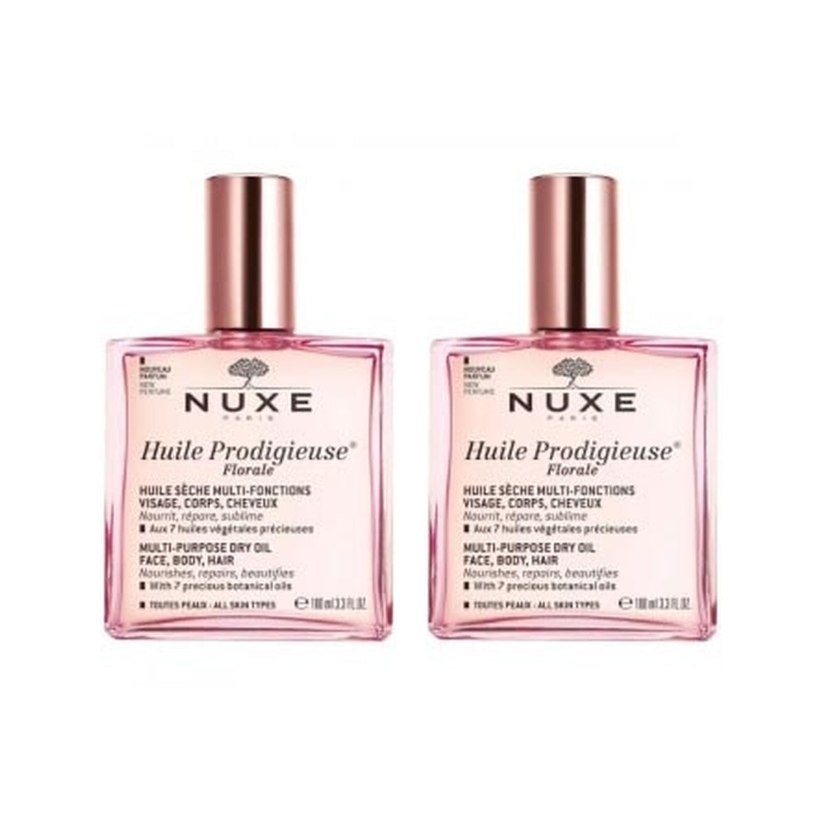 [NUXE] Huile Prodigieuse Florale 100ml (2-Pack) - Multi-Purpose Dry Oil