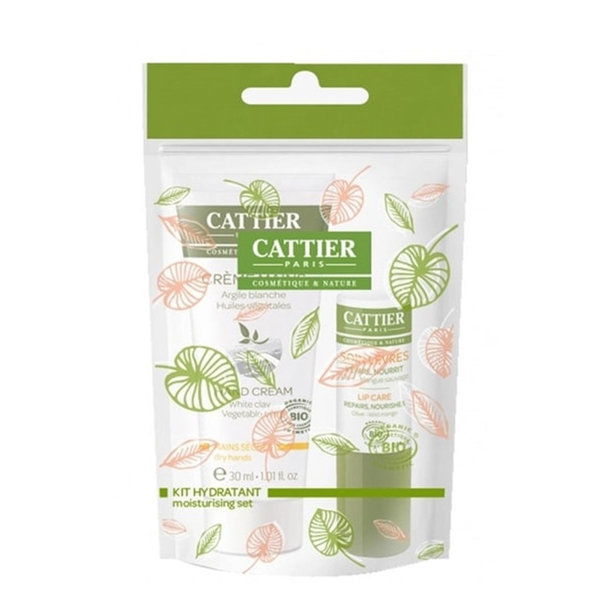 [CATTIER] Ultra-Nourishing Hand Cream 30ml & Organic Lip Stick 4g