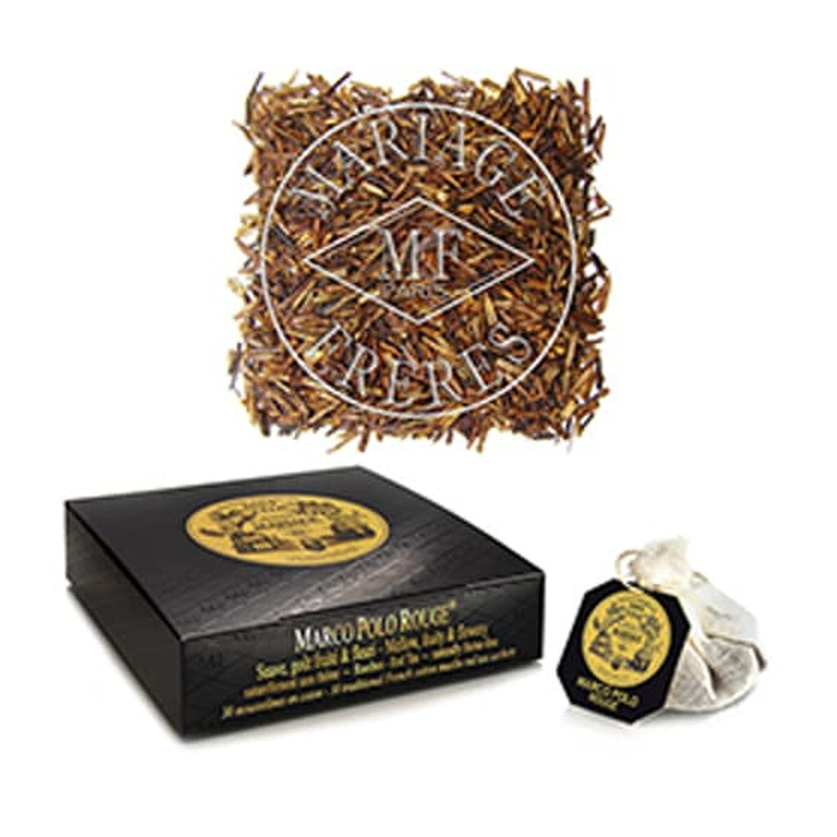[Mariage Fréres] Marco Polo Rouge (Rooibos) — 30 Muslin Tea Bags