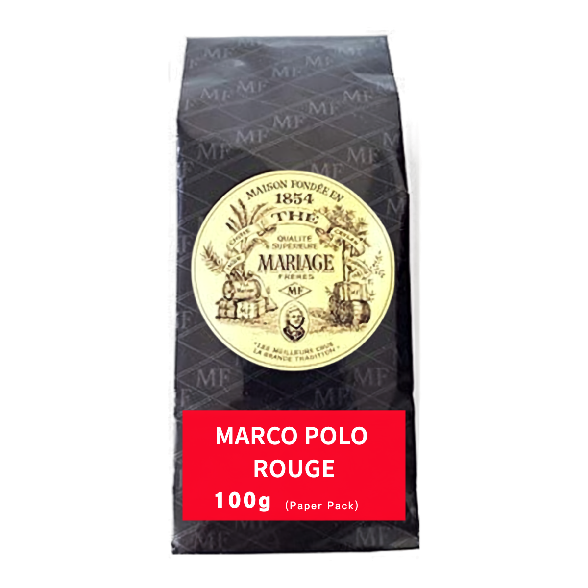 [Mariage Fréres] Marco Polo Rouge Rooibos Tea 100g (Paper Pack)