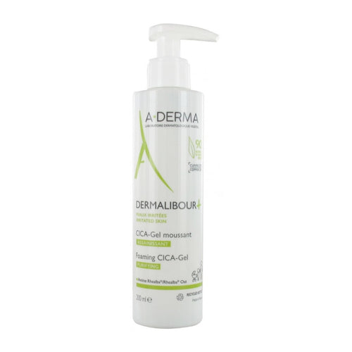 [A-DERMA] Dermalibour+ Cica Foaming Gel 200ml (Soothing Cleanser for Irritated Skin)