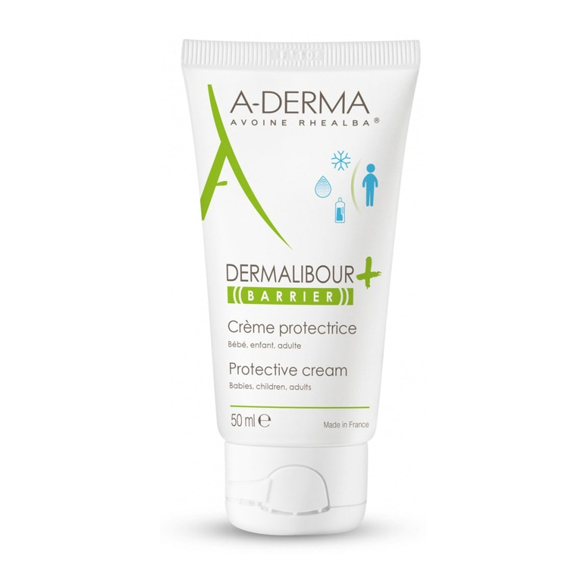 [A-DERMA] Dermalibour+ Barrier Cream 50ml (Protective Cream for Inflamed Skin)