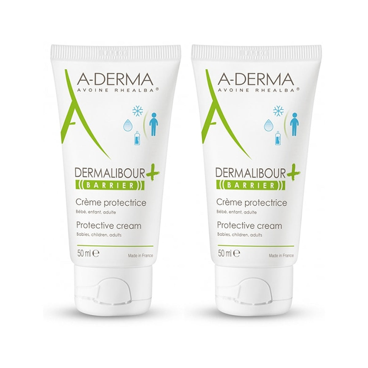 [A-DERMA] Dermalibour+ Protective Barrier Cream 50ml (2 pcs)