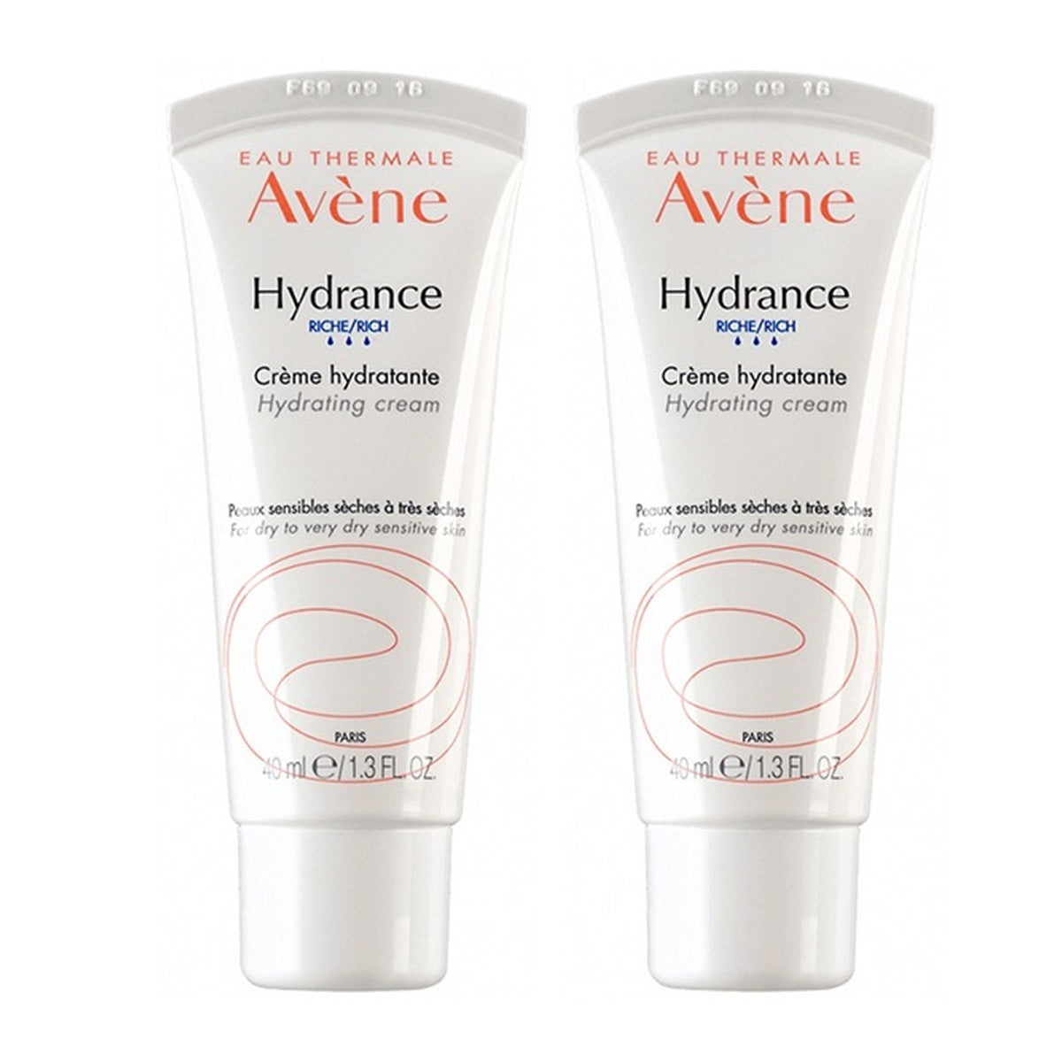 [Avène] Hydrance Rich Moisturizing Cream for Sensitive & Dry Skin (2 x 40ml)