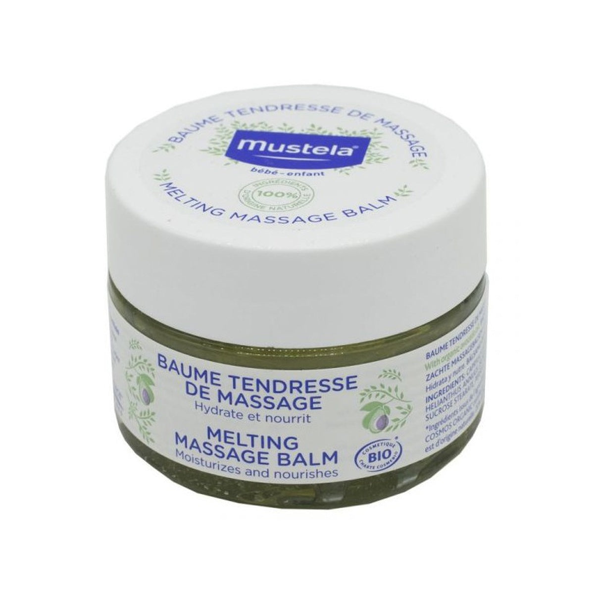 [Mustela] Baby Massage Balm 90g (Sensitive Skin, Organic Avocado Oil)