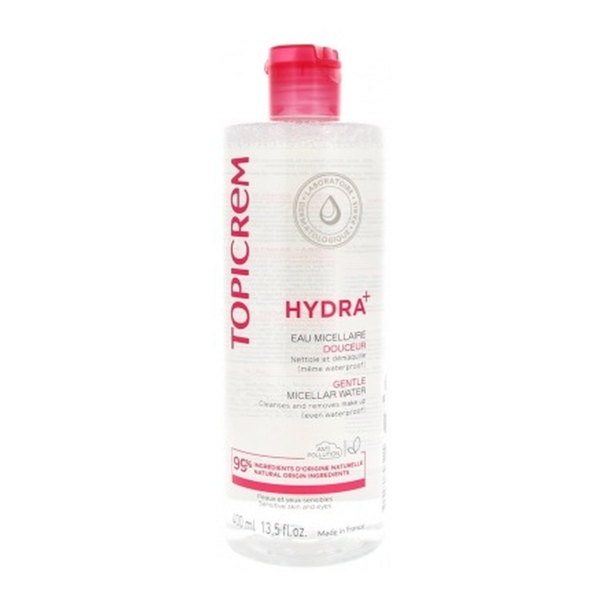 [TOPICREM] Hydra Micellar Water 400ml (Gentle Makeup Remover for Sensitive & Dry Skin, Family Safe)