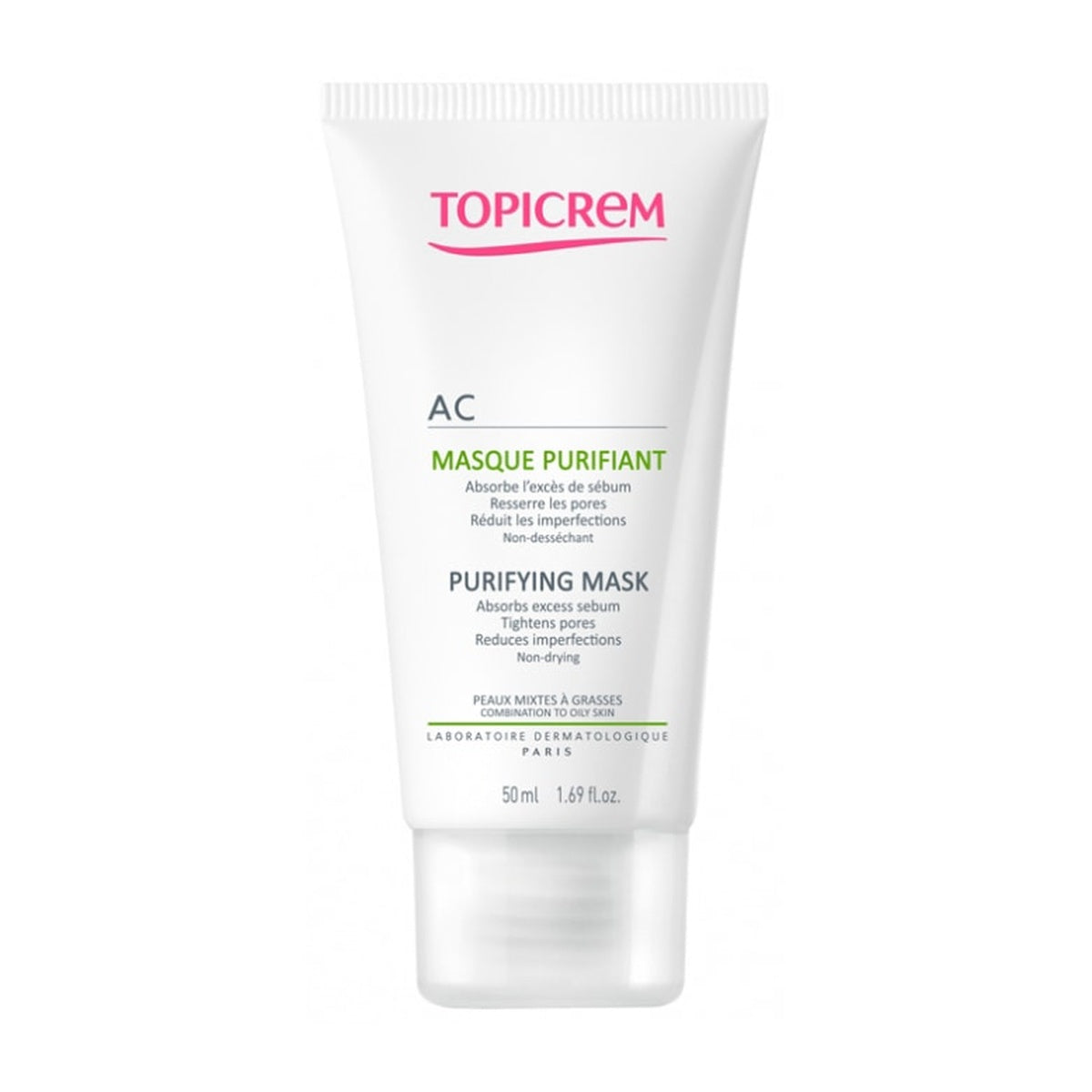 [TOPICREM] AC Matifying Mask 50ml (Absorbs Excess Sebum, Brightens & Smooths)