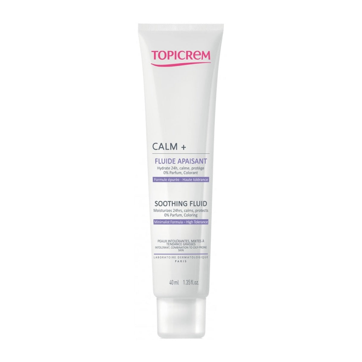 [TOPICREM] CALM+ Soothing Fluid Treatment 40ml (Combination-to-Oily Troubled Skin)