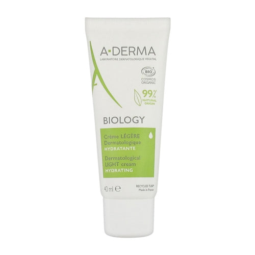 [A-DERMA] BIOLOGY Hydrating Light Cream 40ml (Light Face Cream for Sensitive Combination Skin)