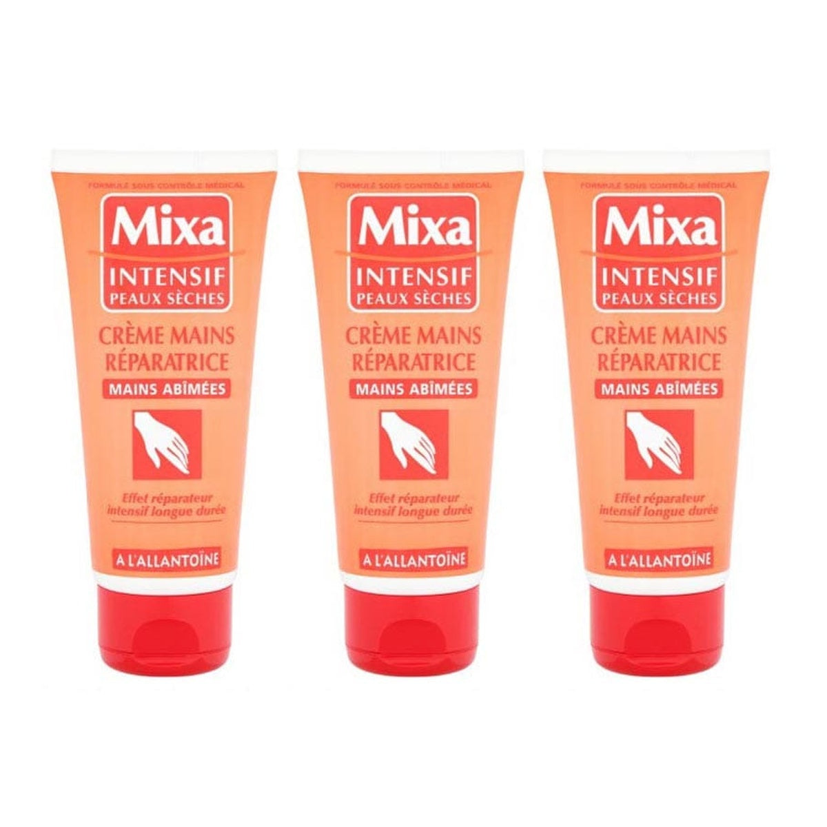 [Mixa] Hand Cream for Damaged Skin 100ml (3-pack)