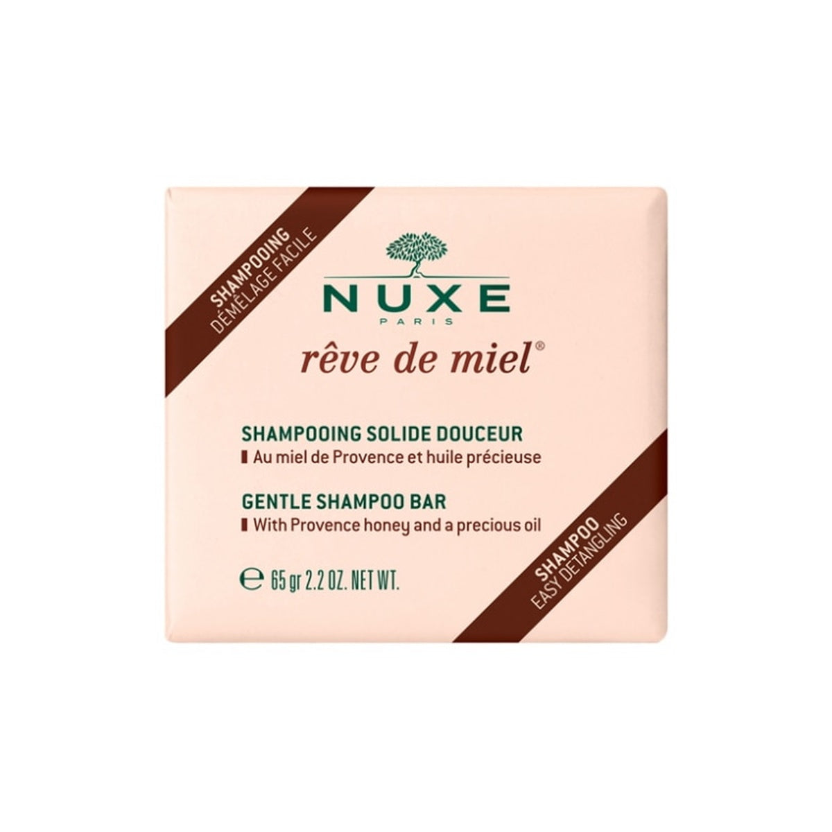 [NUXE] REVE DE MIEL Soft Solid Shampoo 65g (Soft, Silky Hair)