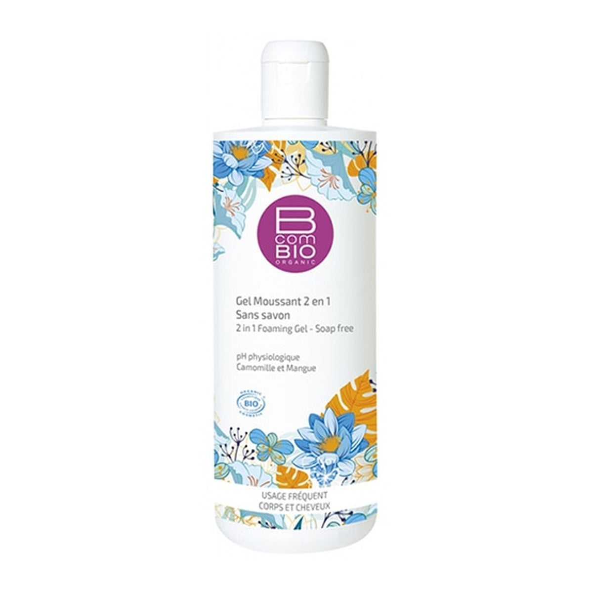 [BcomBIO] Foaming 2-in-1 Cleansing Gel 500ml (Gentle for Skin & Scalp)