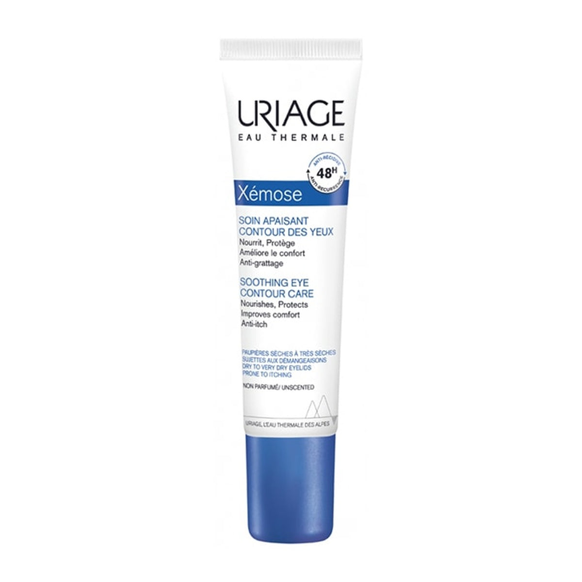 [URIAGE] XEMOSE Soothing Eye Contour Cream 15ml (Fragrance-Free)