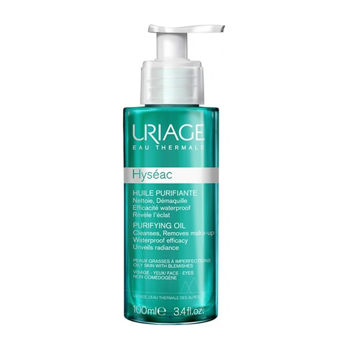 [URIAGE] Hyseac Purifying Cleansing Oil 100ml (Removes Makeup & Impurities)