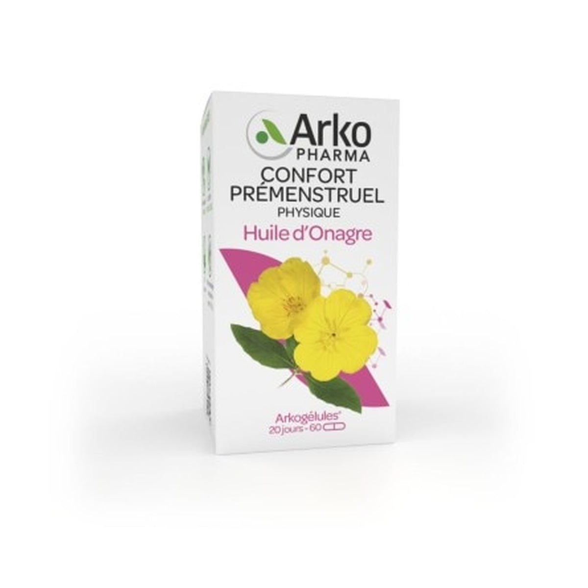 [ARKOPHARMA] Evening Primrose Oil Capsules 60 (Premenstrual Comfort, 500mg)
