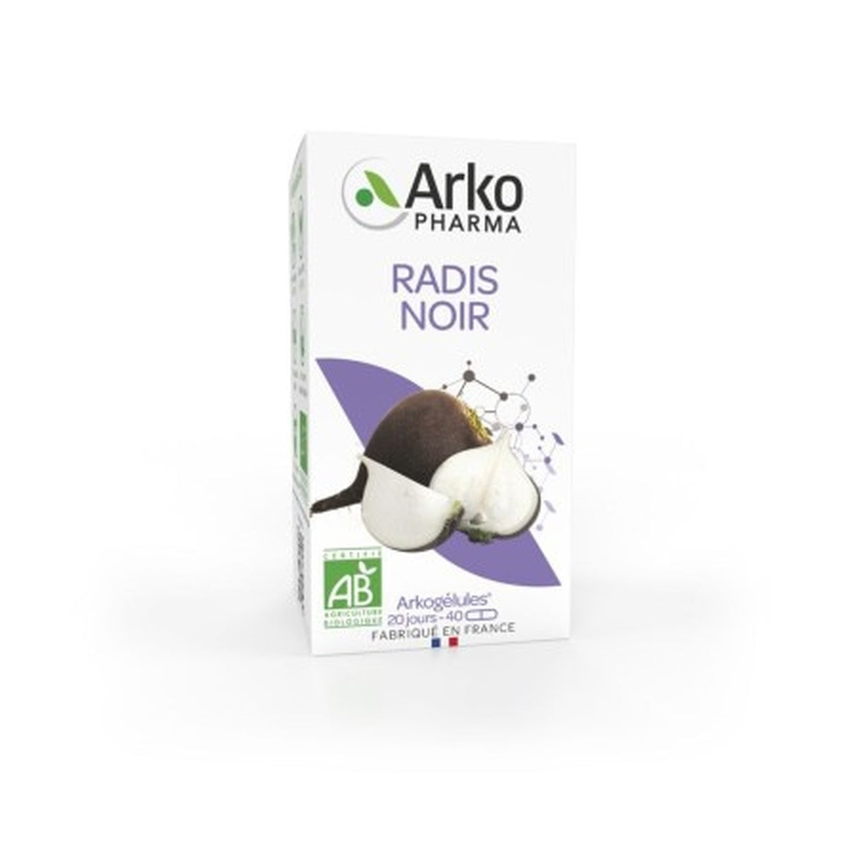 [ARKOPHARMA] Black Radish (Supports Digestion & Detox) 40 Capsules