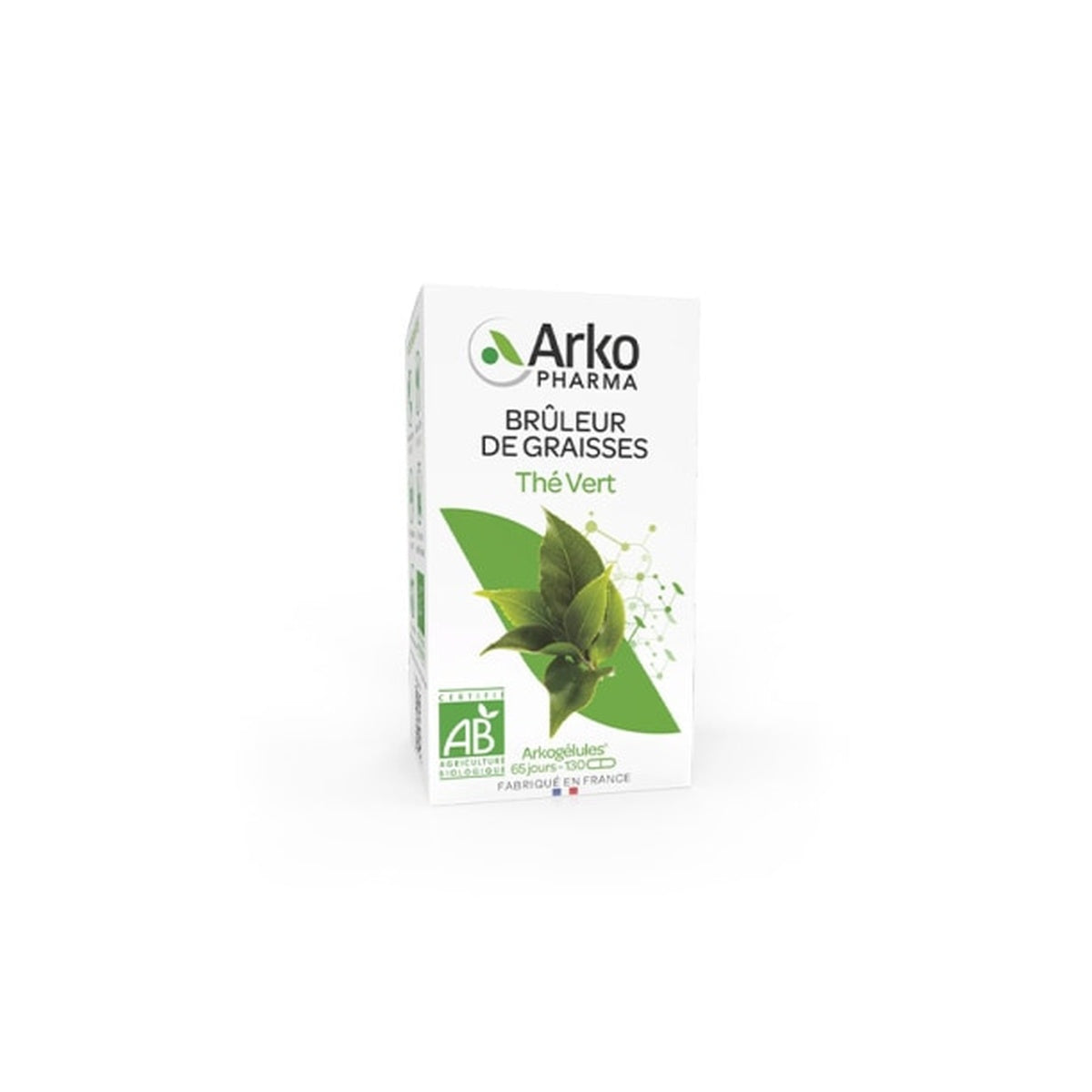 [ARKOPHARMA] Green Tea Slimming Capsules — 130 Vegetable Capsules