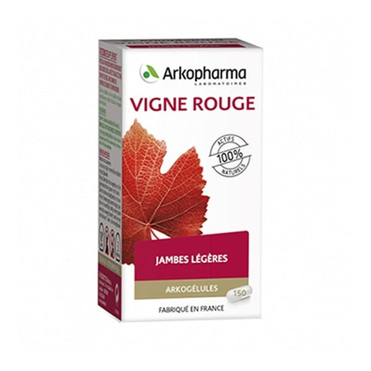 [ARKOPHARMA] Light Leg Vines (Red Vine Leaf) - 150 Capsules