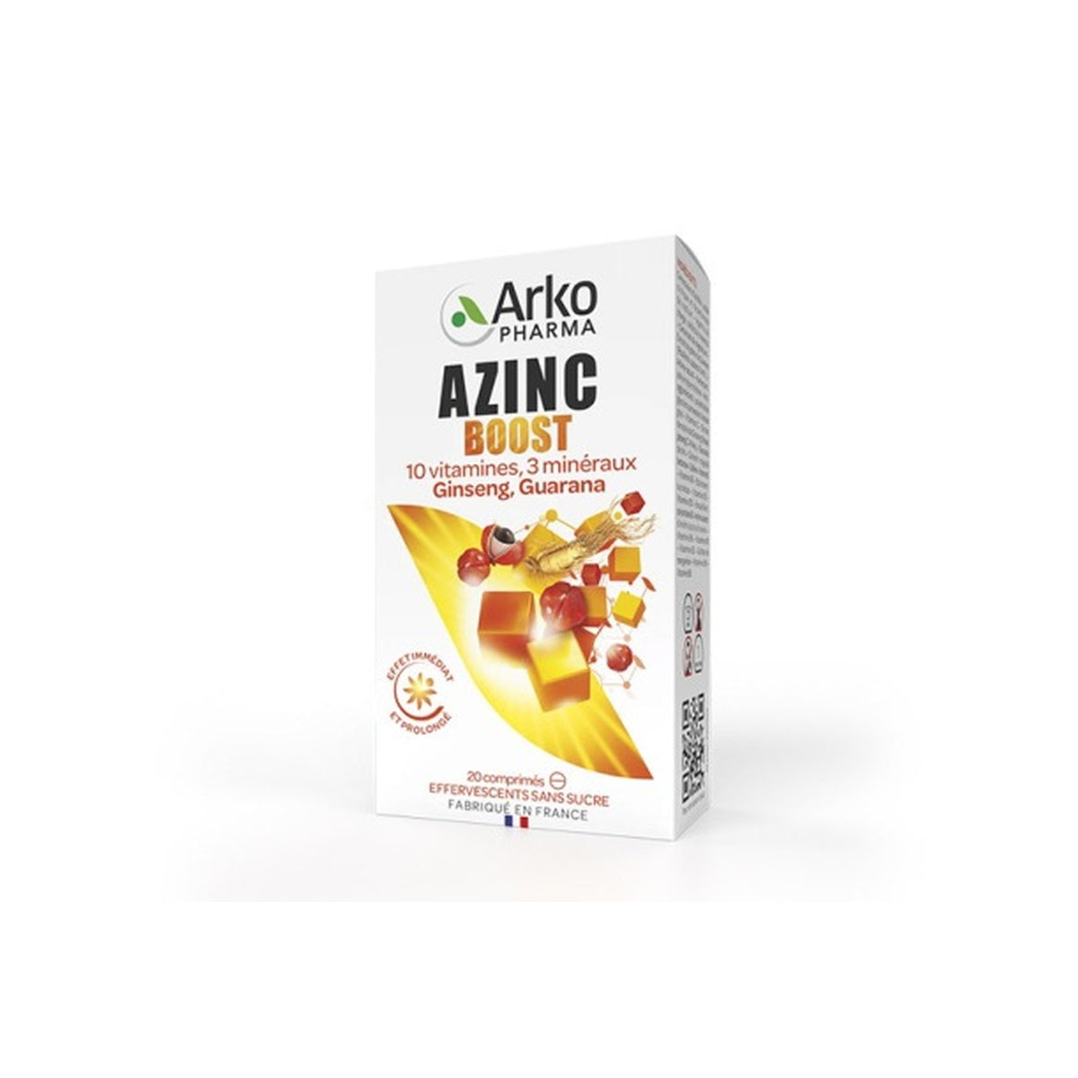 [ARKOPHARMA] Azinc Boost Energy Support Effervescent Tablets 20 tablets