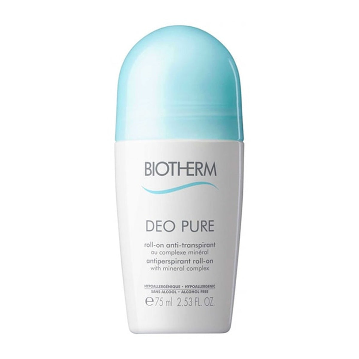 [BIOTHERM] Deo Pure Roll-On Antiperspirant Deodorant 75ml (For Sensitive Underarms)