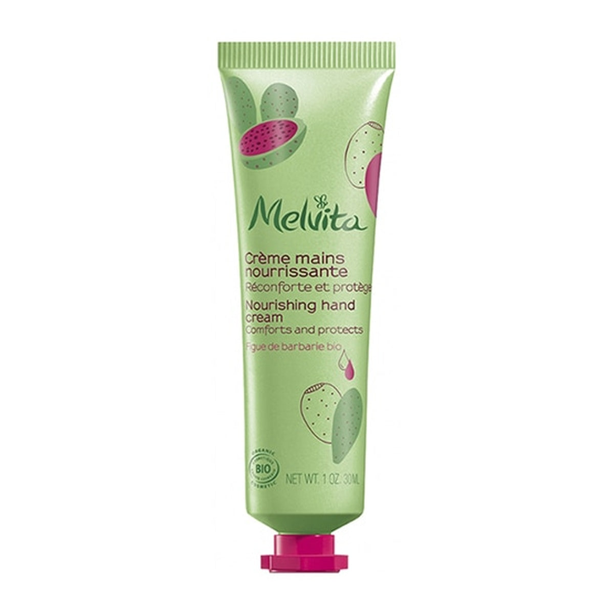[Melvita] Bio Fruits Prickly Pear Hand Cream 30ml (Nourishing & Moisturizing for Hands and Nails)