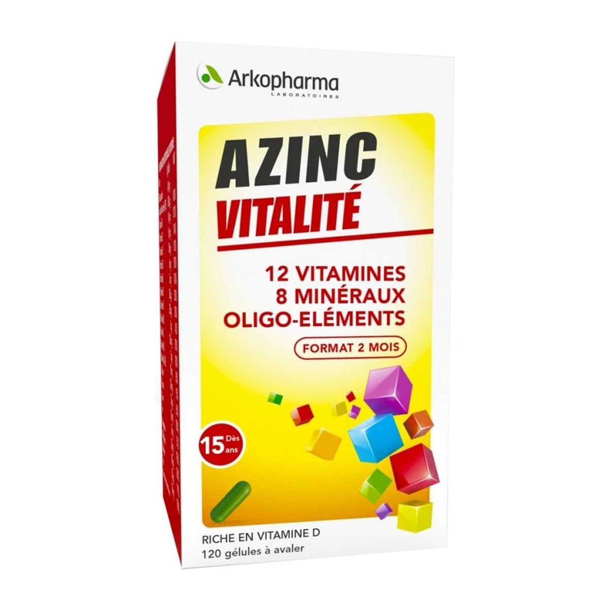 [ARKOPHARMA] AZINC Vitality 120 Capsules