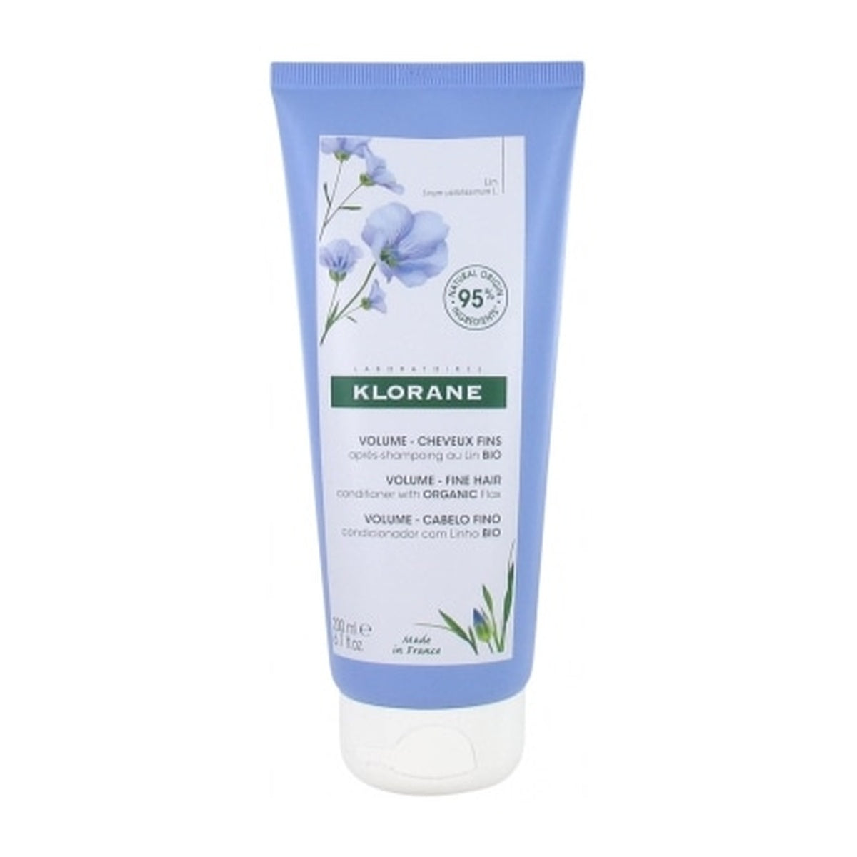 [KLORANE] Linen Conditioner for Fine Hair 200ml (Volume, Organic Flax)