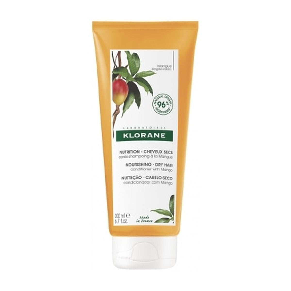[KLORANE] Mango Conditioner 200ml (Nutrition for Dry Hair)