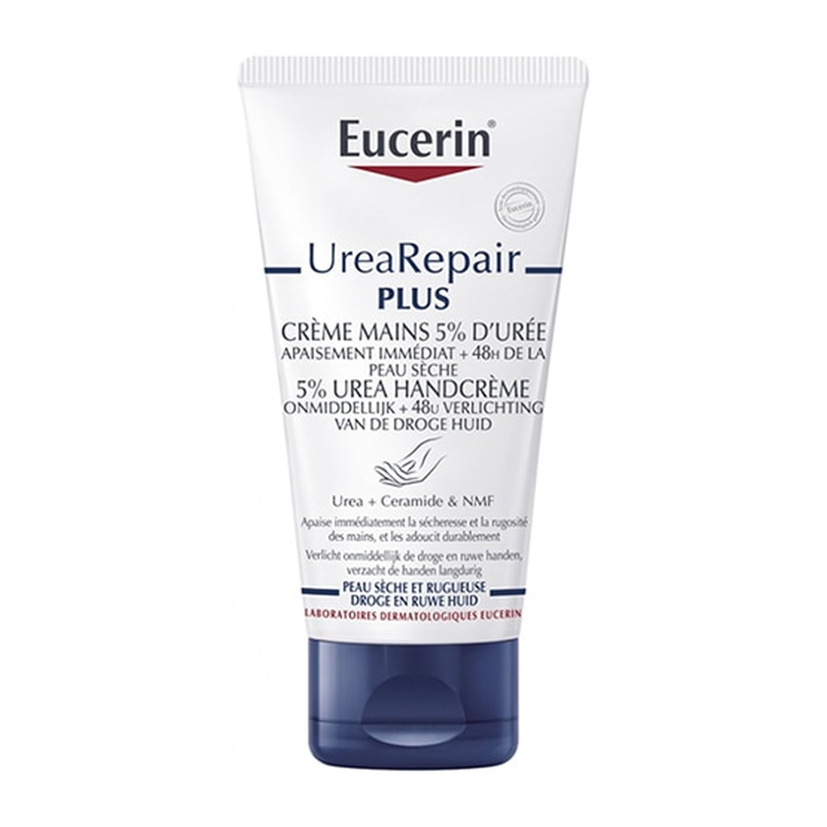 [Eucerin] UreaRepair Plus Hand Cream 5% Urea, 75ml (Fragrance-free)