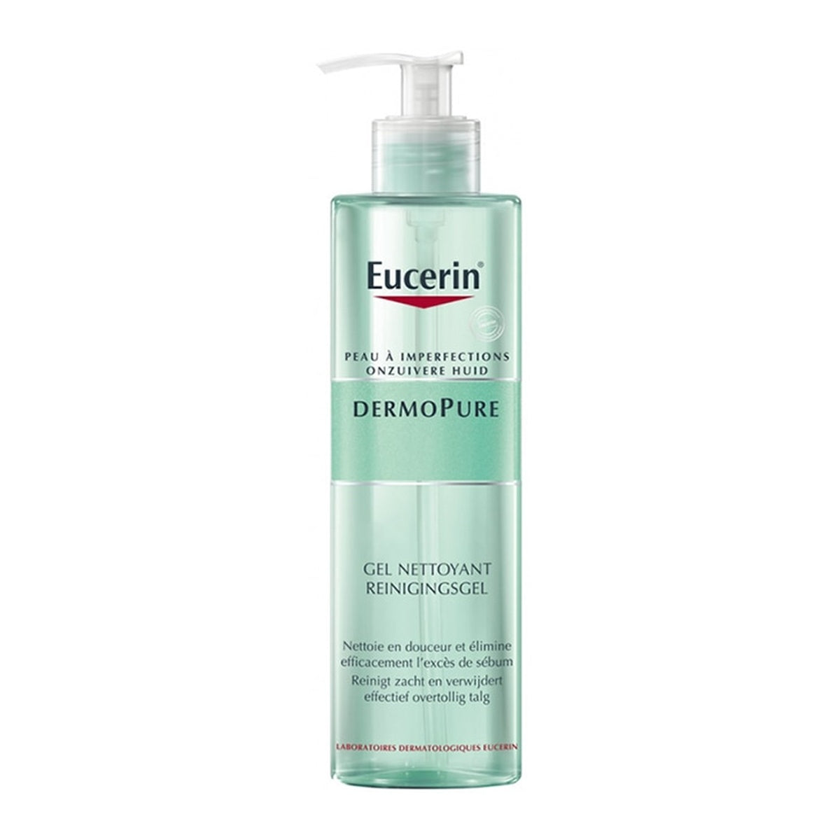 [Eucerin] Dermopure Cleansing Gel 400ml (Removes Excess Sebum, For Supple Skin)