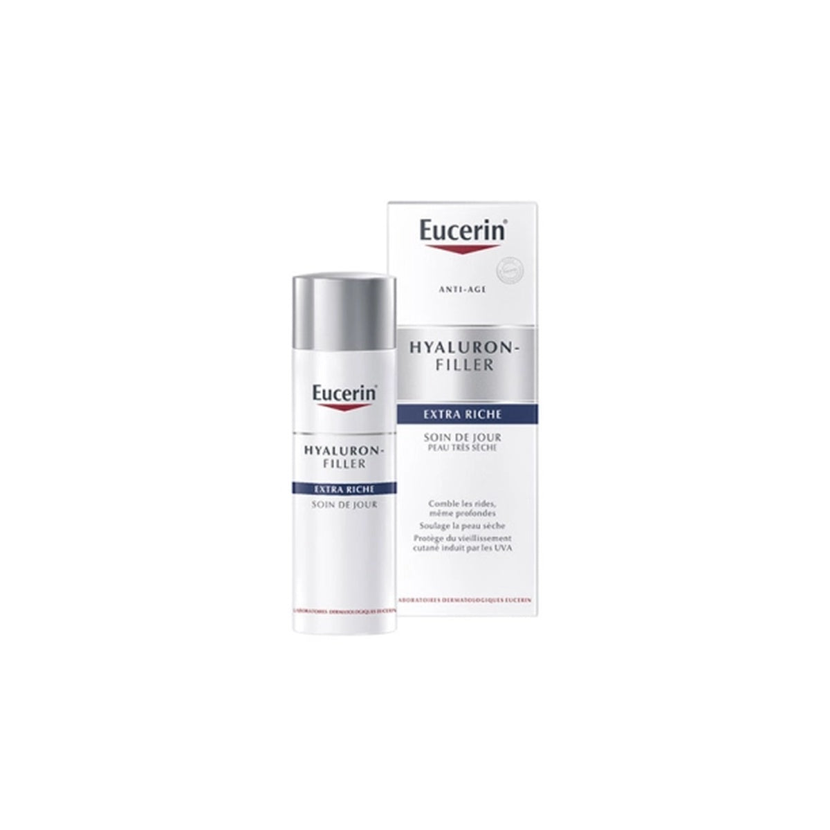 [Eucerin] Hyaluron-Filler Extra Rich Day Cream (Intense Moisturizing, Reduces Wrinkles & Fine Lines) 50ml