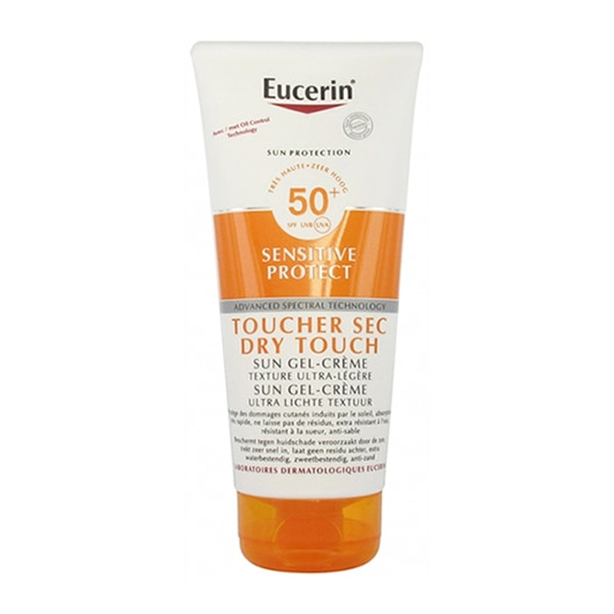 [Eucerin] Sun Protection Sensitive Skin Gel-Cream SPF50+ 200ml (Dry-Touch Finish)