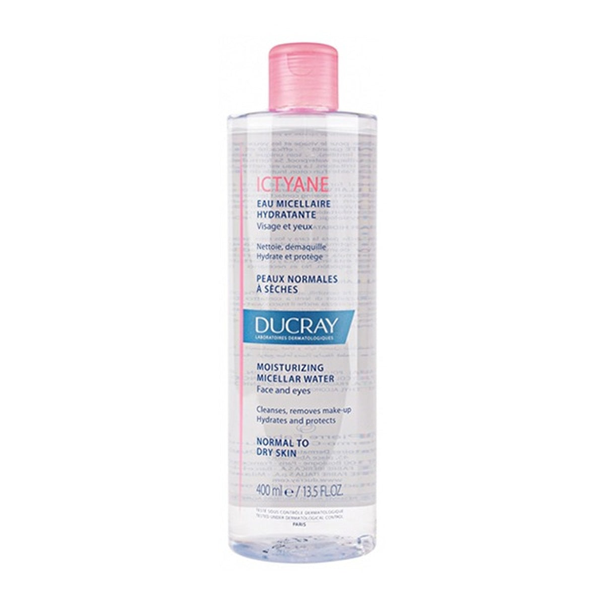 [DUCRAY] Ictyane Hydrating Micellar Water 400ml (Gentle Makeup Remover)