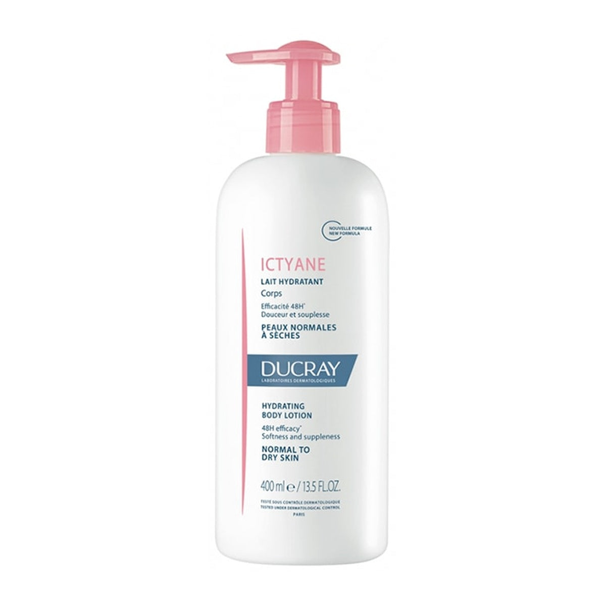 [DUCRAY] Ictyane Hydrating Body Milk 400ml (48-hour Hydration)