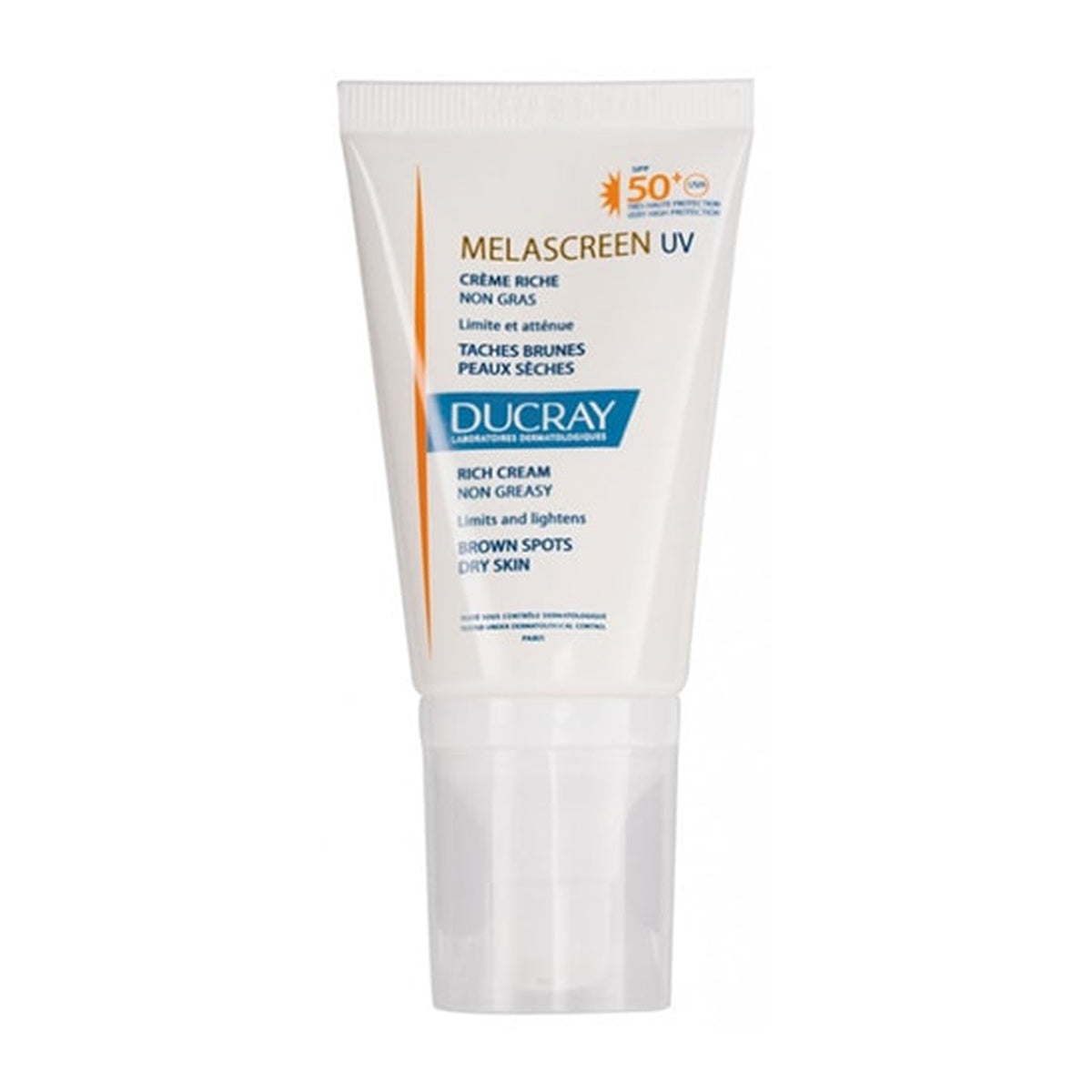 [DUCRAY] MELASCREEN UV CREME RICHE 40ml (Rich Sunscreen Cream for Dry Skin — Targets Brown Spots)