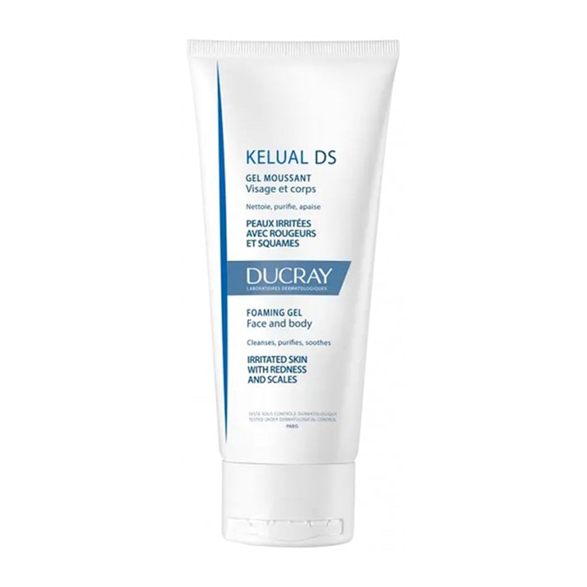 [DUCRAY] KELUAL DS Foaming Gel 200ml (Soothes Redness & Removes Scales)