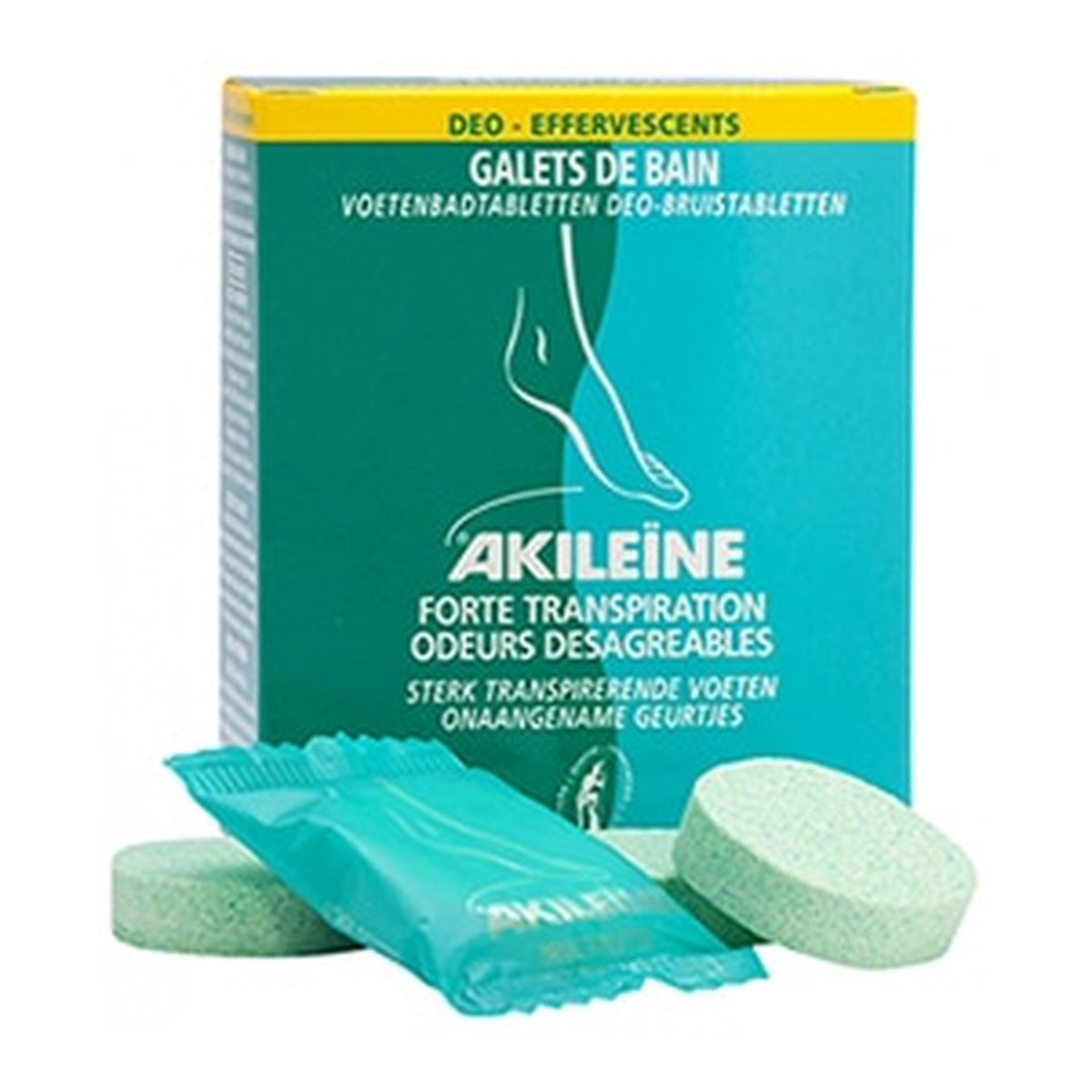 [AKILEÏNE] Effervescent Foot Bath Deodorant — 7 Tablets