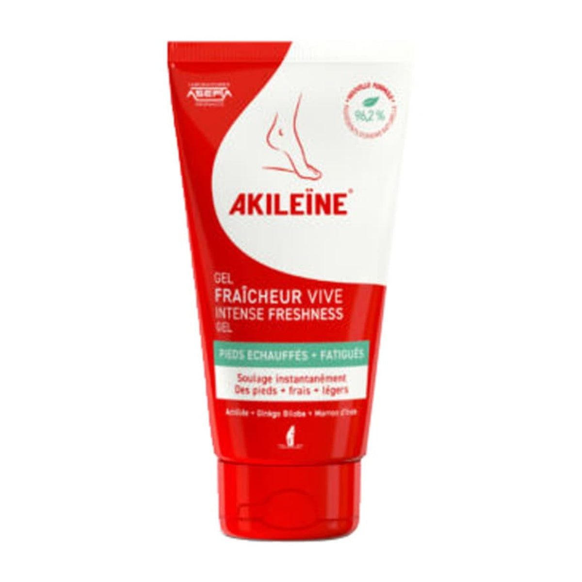 [AKILEÏNE] Vivid Freshness Foot Gel 75ml (Soothes Tired Feet, Cooling Sensation)