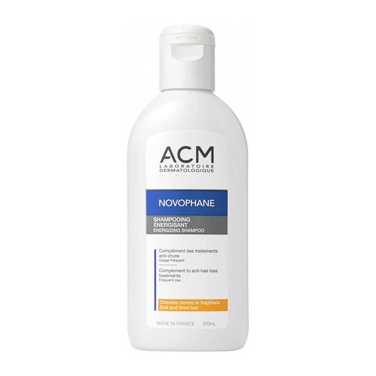 [LABORATOIRE ACM] NOVOPHANE Energizing Shampoo (for weakened/thinning hair, hair loss prevention) 200ml
